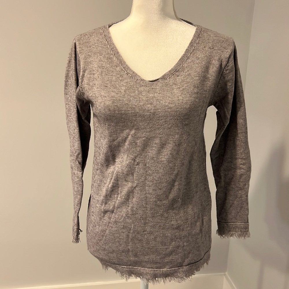 Gray sweater